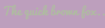 Image with Font Color AEBD9F and Background Color BD9FBD